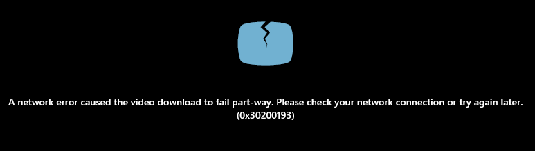 MeidaServicePalyer 出现 0x30200193 错误 player-error2