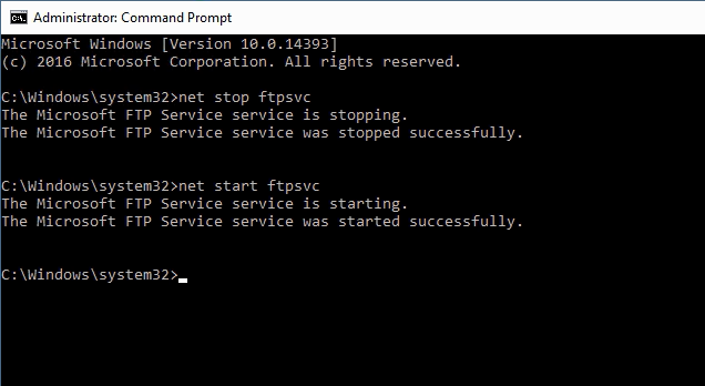 net-start-ftpsvc